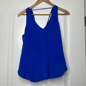 Rory Beca blue silk tank size XS